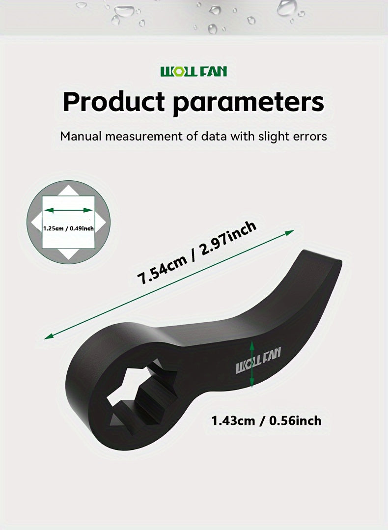 Bull Horn Half Shaft Disassembly Tool - 3/8 Drive Axle Removal Pry Bar