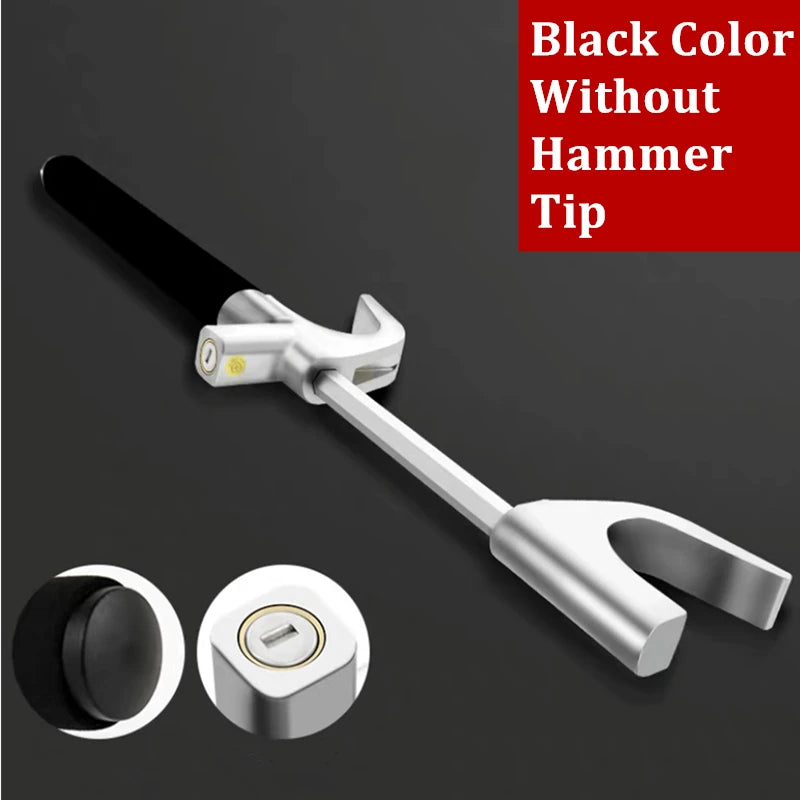 ALWAYSME Car Steering Wheel Lock - Heavy Duty Steel Anti-Theft Security Device ME531863 Basic No Tip