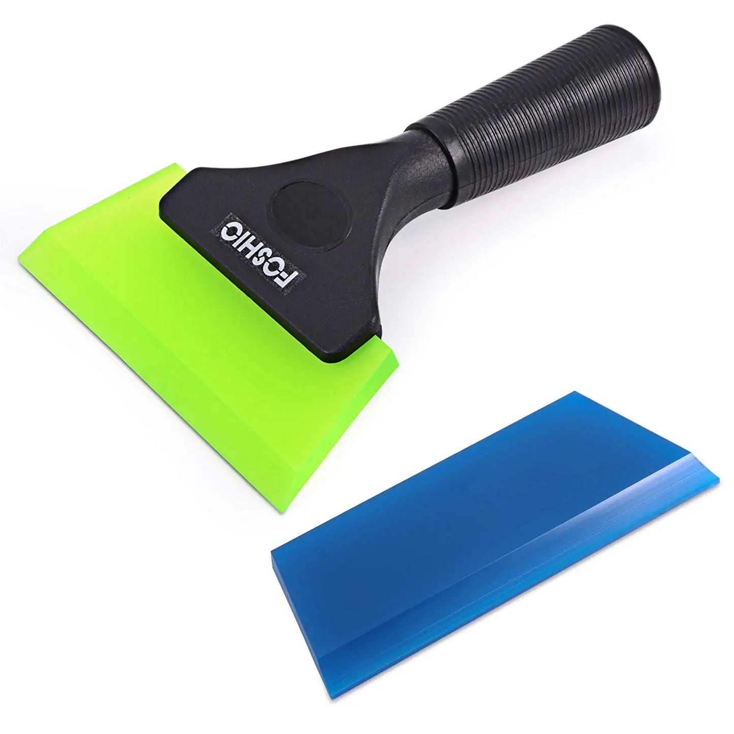 FOSHIO Magic Handle Ice Scraper - Multi-Purpose Cleaning Squeegee 1 scraper 1 blade