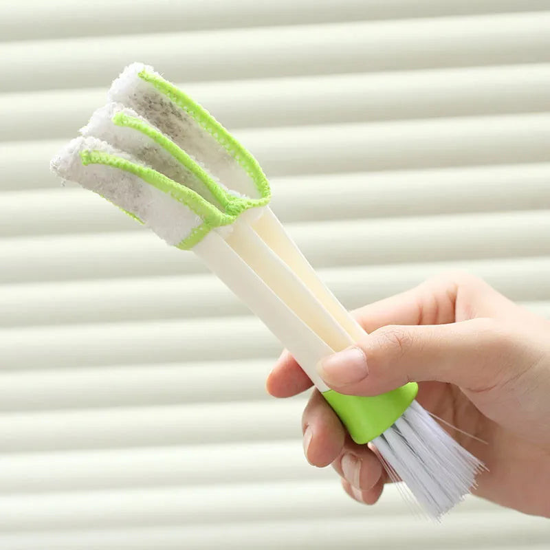 2-in-1 Car Air Conditioner Cleaning Tool - Multi-Purpose Dust Brush