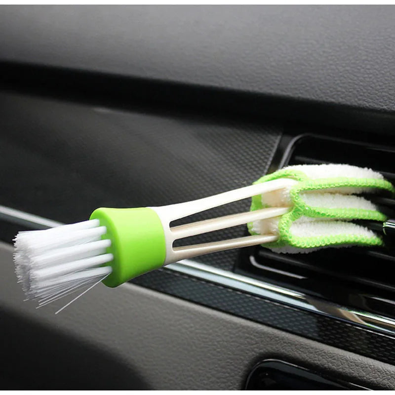 2-in-1 Car Air Conditioner Cleaning Tool - Multi-Purpose Dust Brush
