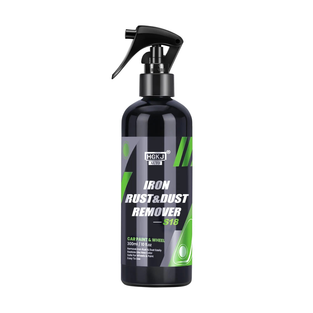 Professional Iron Particle Remover Spray - Advanced Rust & Brake Dust Cleaner for Car Paint & Wheels