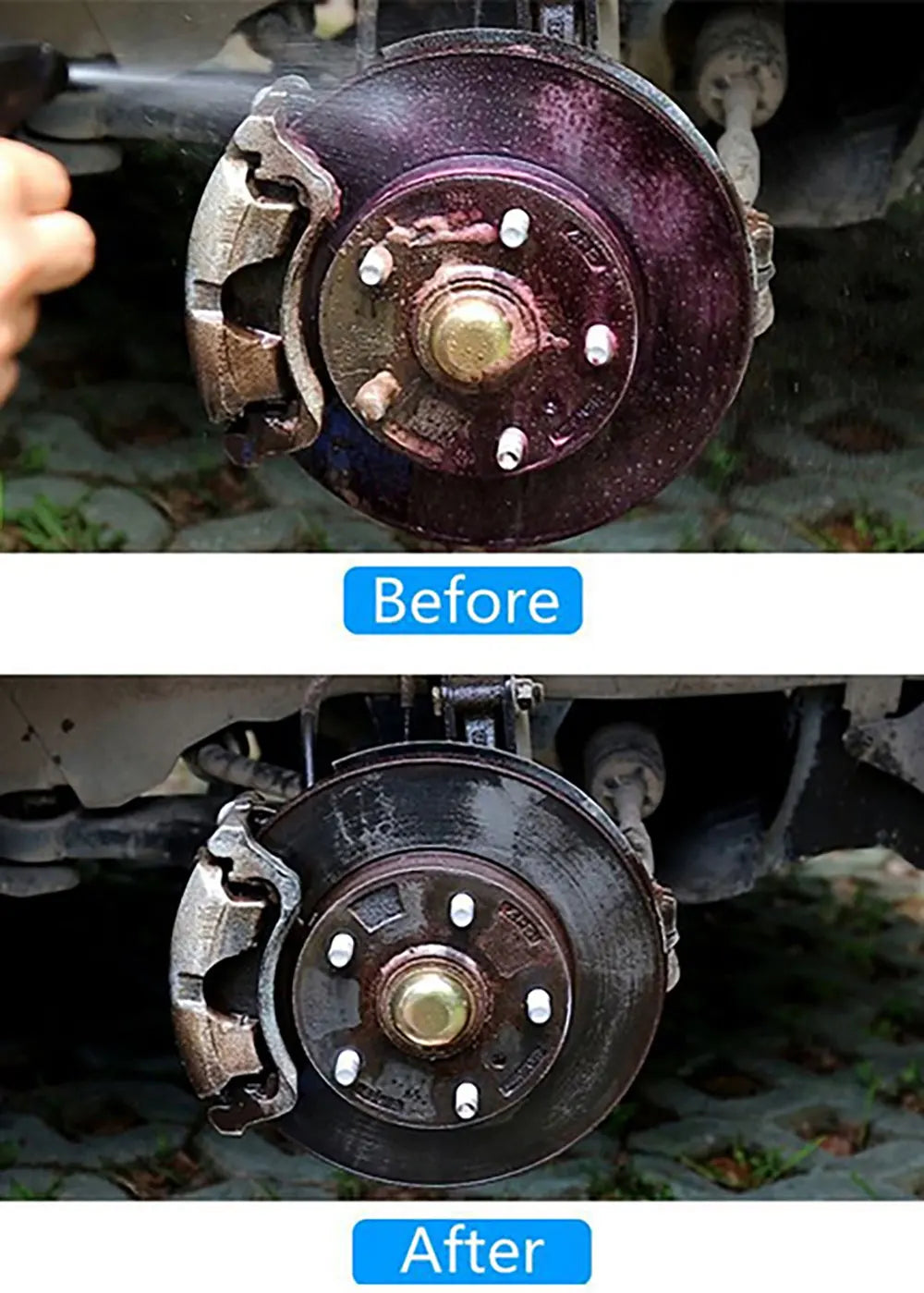 Professional Iron Particle Remover Spray - Advanced Rust & Brake Dust Cleaner for Car Paint & Wheels