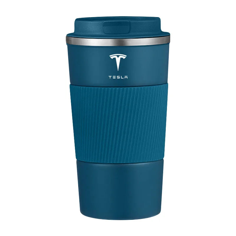Tesla Stainless Steel Thermal Mug - Coffee Cup for Model 3/S/X/Y Cybertruck