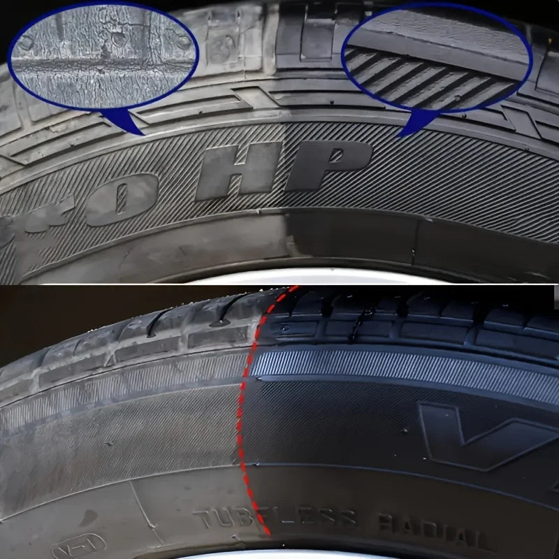 Tire Shine & Plastic Repair Paste - UV Protection 5-Minute Fix
