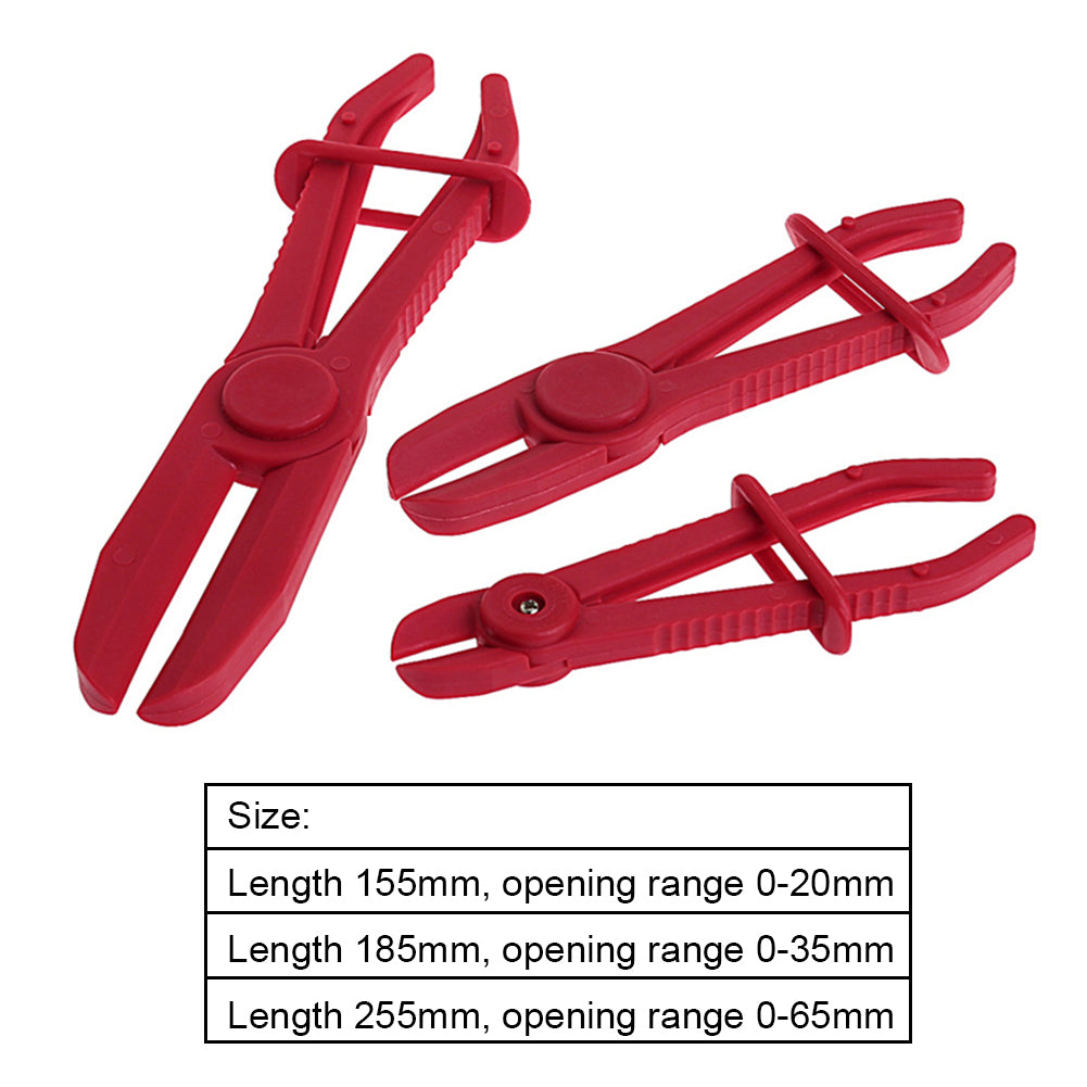 3-Piece Hose Clamp Pliers Set - Brake Fuel Water Line Removal Tool