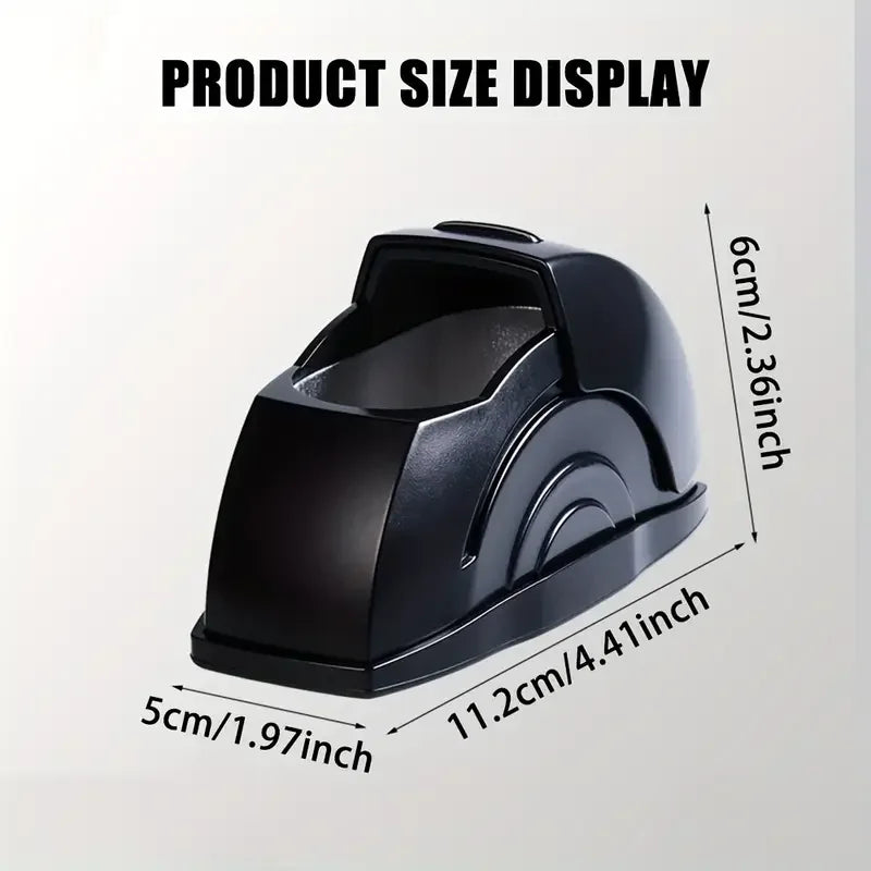 Car Ashtray with Lid - Convenient Ash Storage Container Black
