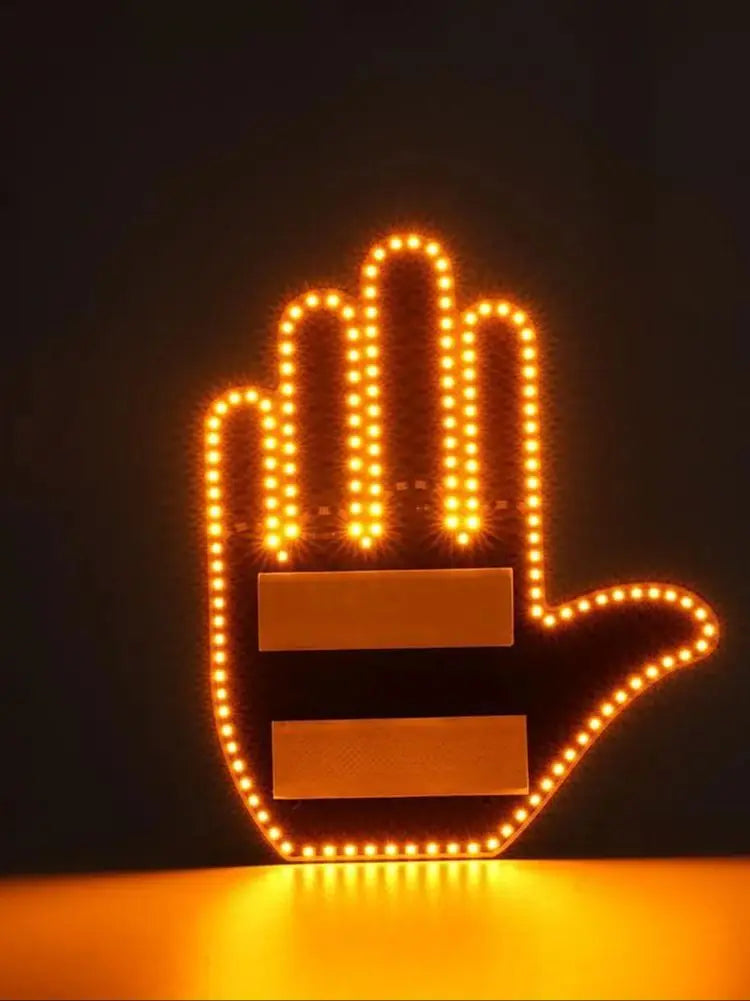 Car LED Finger Lights - Remote Control Interior Warning Lamp