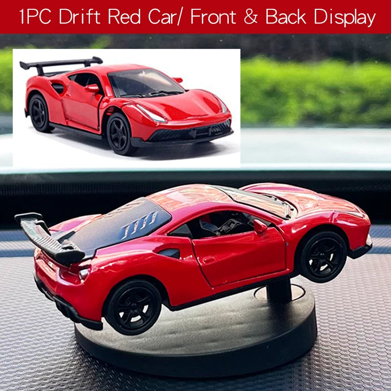 Drift Car Dashboard Toy Model - Swing Turning Sports Race Ornament