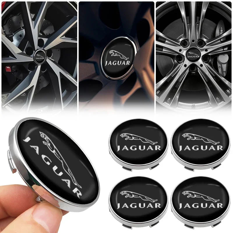 Jaguar Wheel Center Caps 60mm - Hub Cap Covers for All Jaguar Models