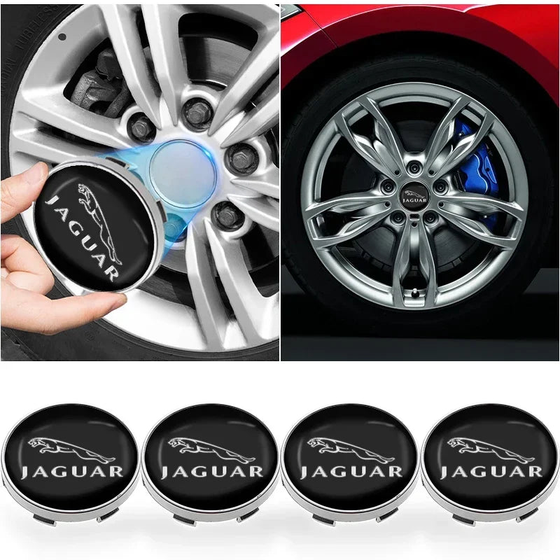 Jaguar Wheel Center Caps 60mm - Hub Cap Covers for All Jaguar Models