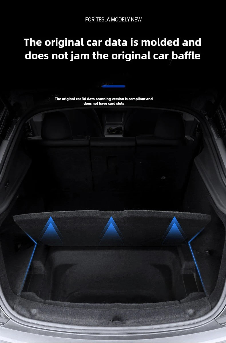Tesla Model Y Juniper 2025 Trunk Organizer - Premium TPE Storage Solution