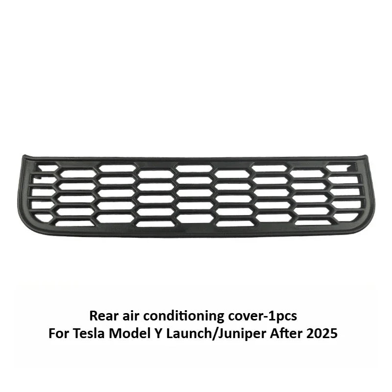 Tesla Model Y Juniper 2025+ Rear Air Conditioning Outlet Mesh Net - Under Seat AC Protection Cover