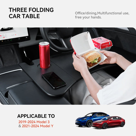 Tesla Steering Wheel Laptop Tray - Portable Office Desk for Model S/3/X/Y Highland Juniper