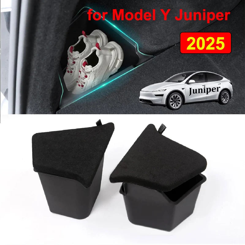 Tesla Model Y Juniper 2025 Trunk Organizer - Premium TPE Storage Solution