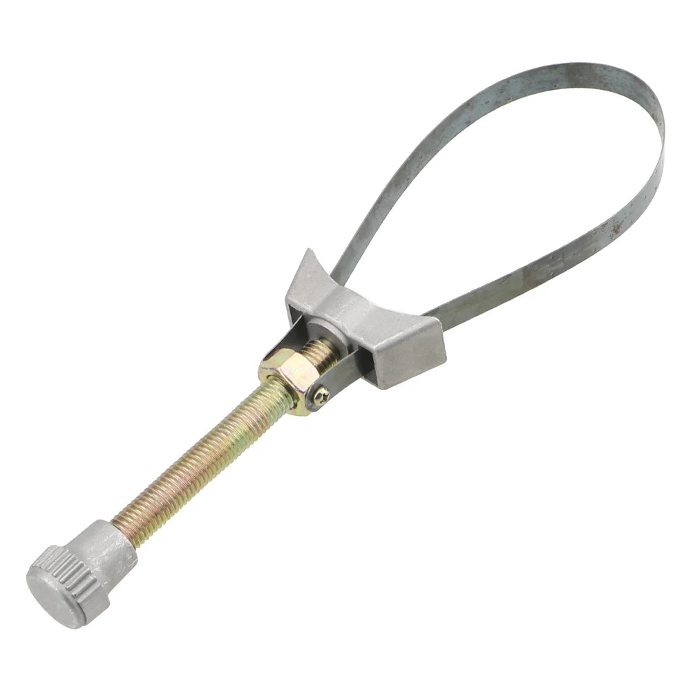 Car Oil Filter Removal Tool - Adjustable 60-120mm Steel Strap Wrench