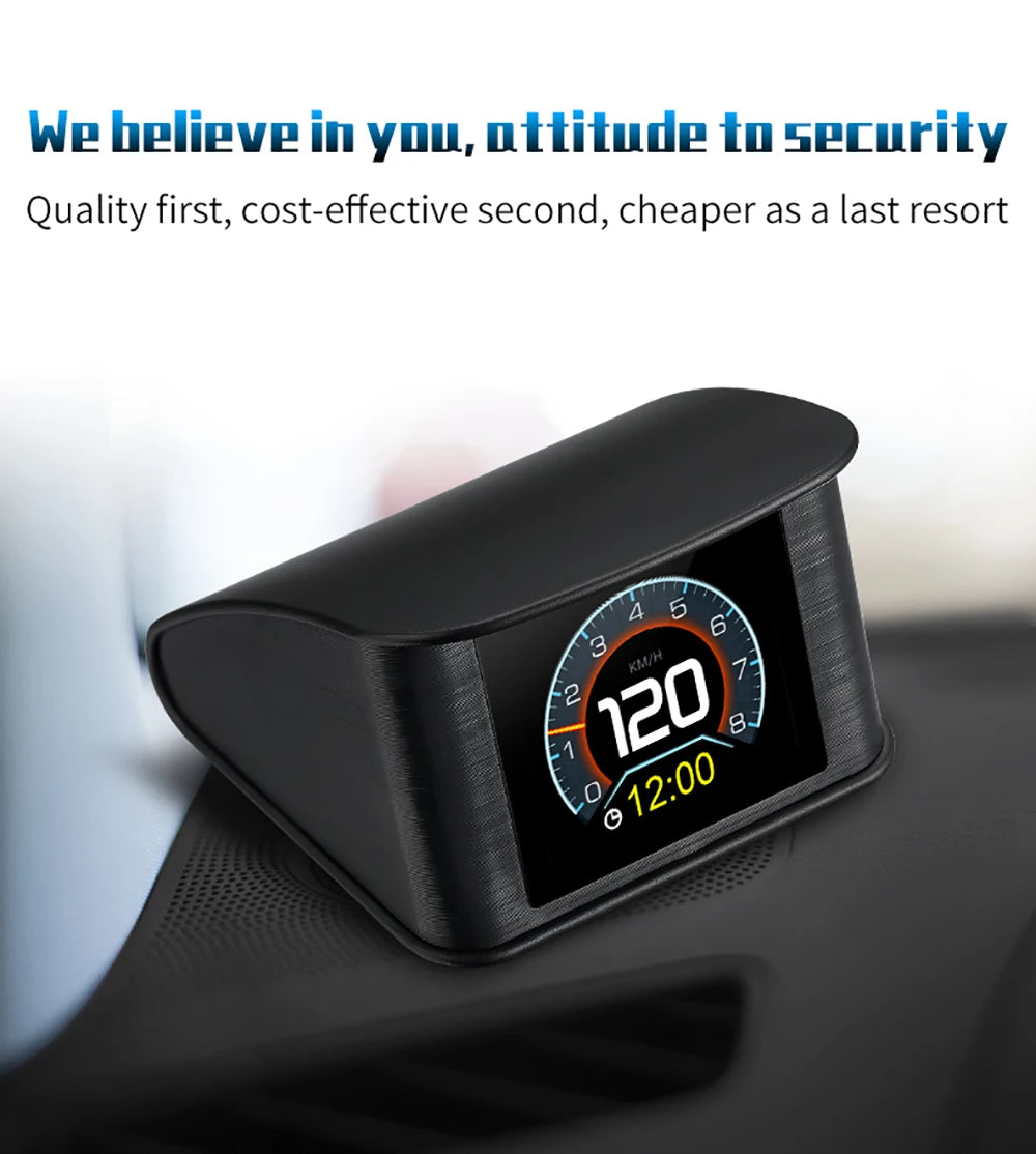 OBD2 Digital Speedometer P10 PRO Head Up Display Smart Car Computer