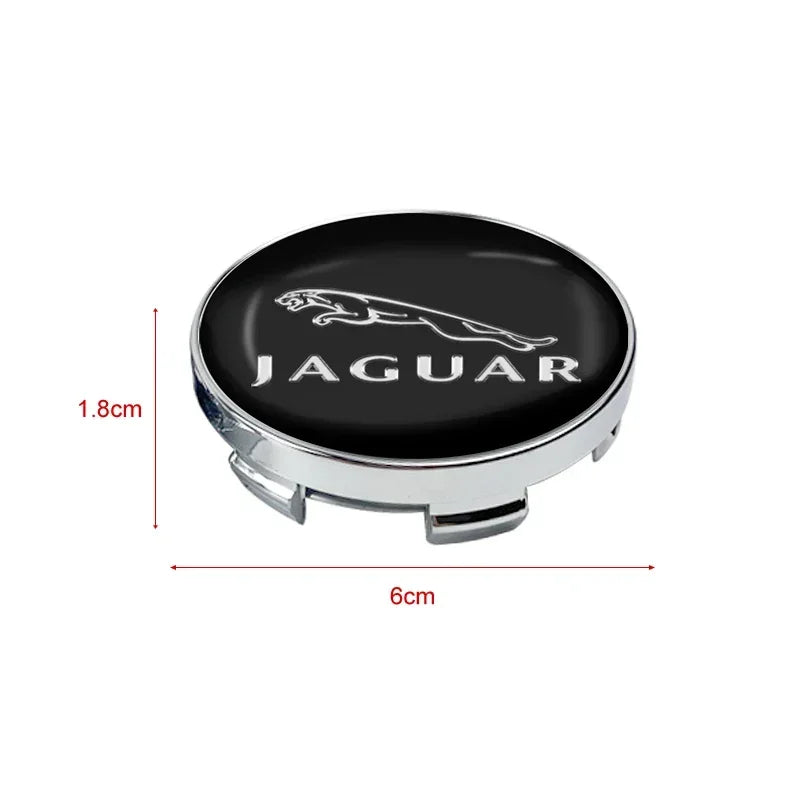 Jaguar Wheel Center Caps 60mm - Hub Cap Covers for All Jaguar Models