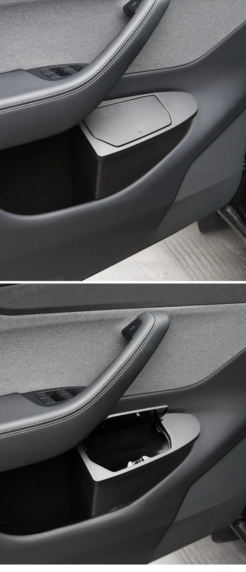 Tesla Model Y Juniper Front Door Storage - Multi-Functional Trash Can 2025