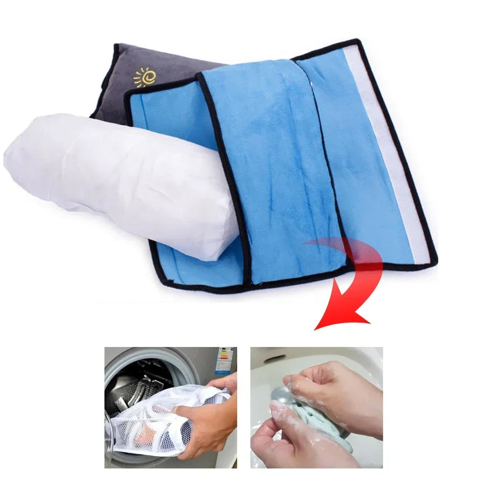Car Seat Belt Pillow for Kids - Universal Shoulder Head Protector Plush Cover