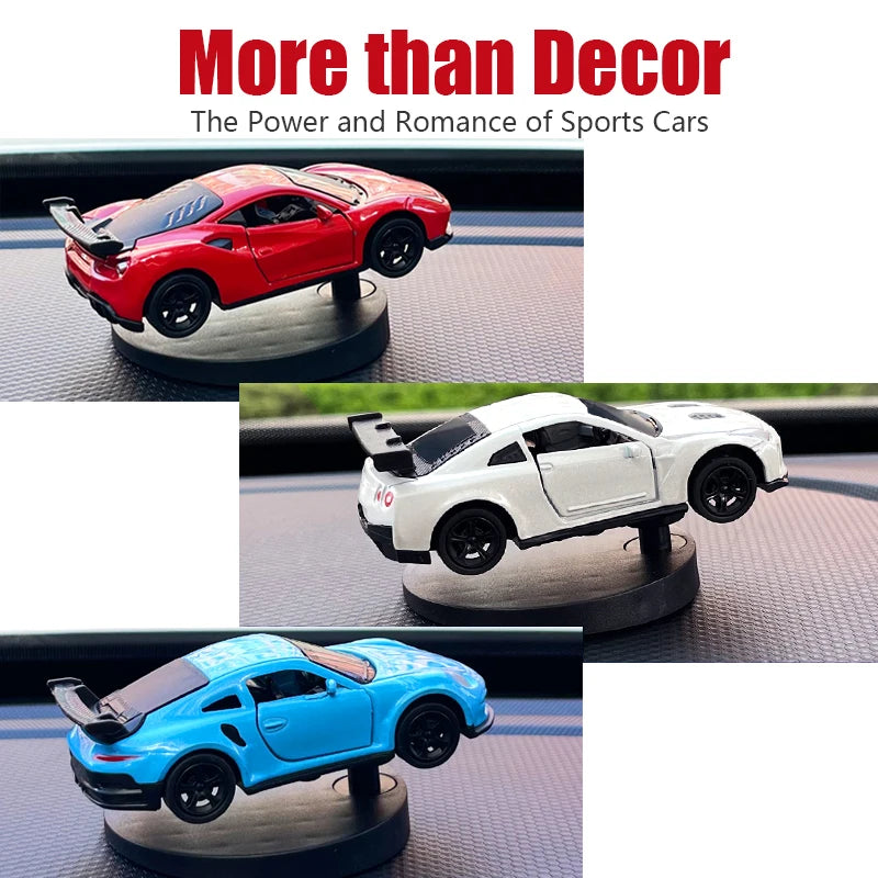 Drift Car Dashboard Toy Model - Swing Turning Sports Race Ornament
