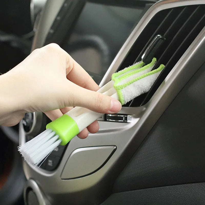 2-in-1 Car Air Conditioner Cleaning Tool - Multi-Purpose Dust Brush