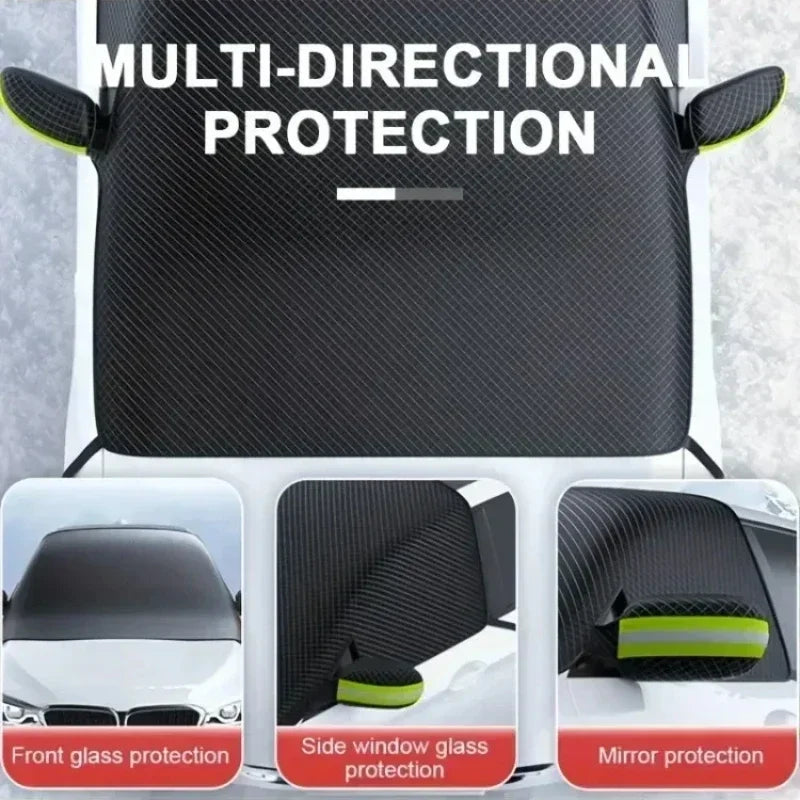 Car snow shield front windshield snow shield winter frost and frost Windows winter car clothing cover thickened