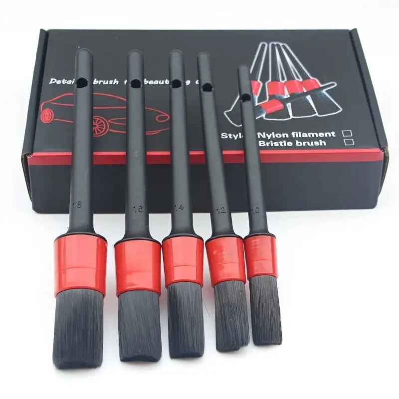 Car Detailing Brush Set - Professional Car Cleaning Brushes for Dashboard Air Outlet Wheel