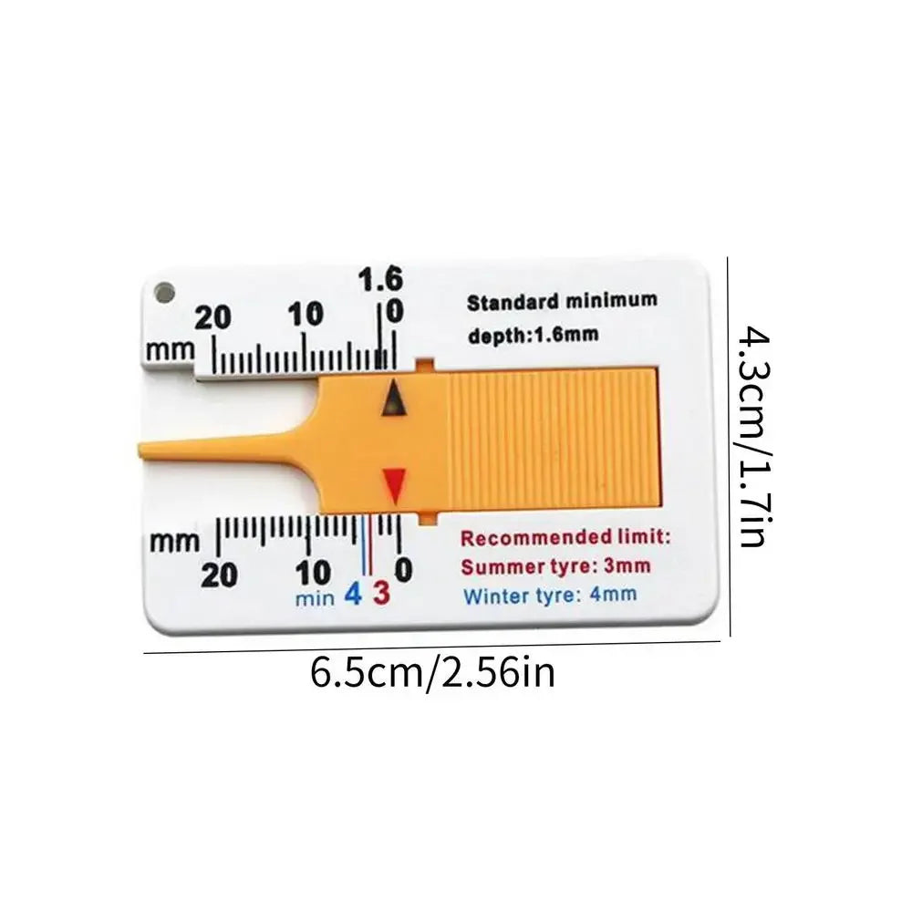 Car Tire Depth Gauge - Accurate Tread Measurement Tool