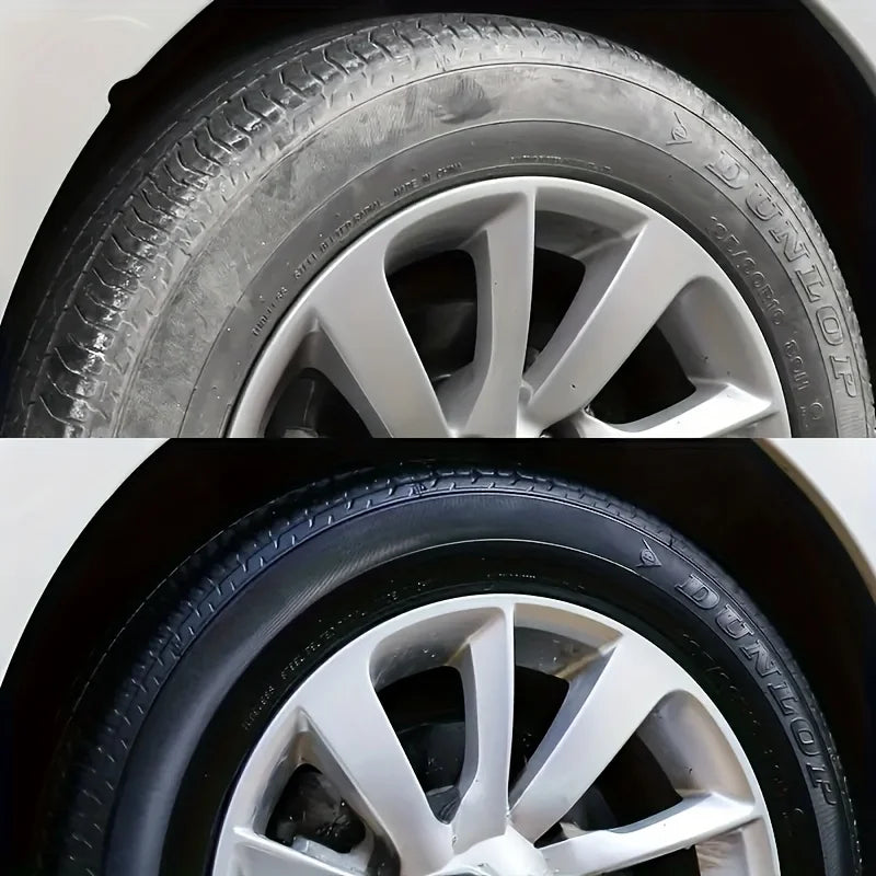 Tire Shine & Plastic Repair Paste - UV Protection 5-Minute Fix