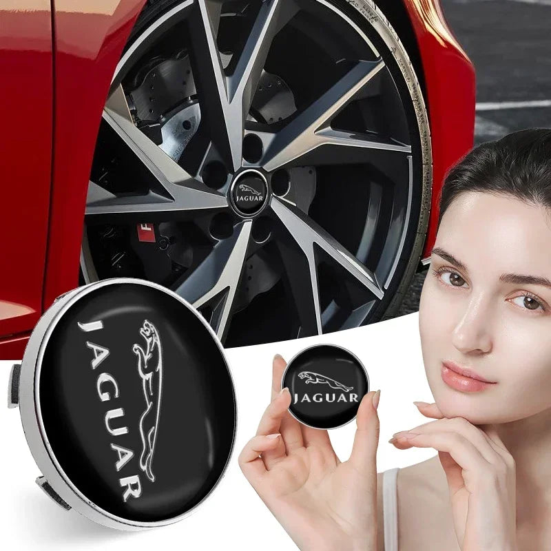 Jaguar Wheel Center Caps 60mm - Hub Cap Covers for All Jaguar Models