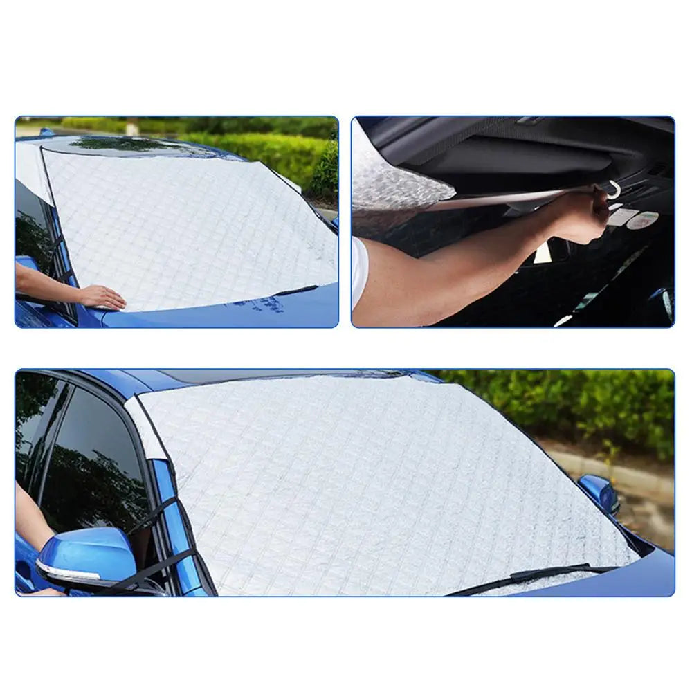 Universal Car Windshield Cover - Snow Ice Sun Protection Shield 150x70cm