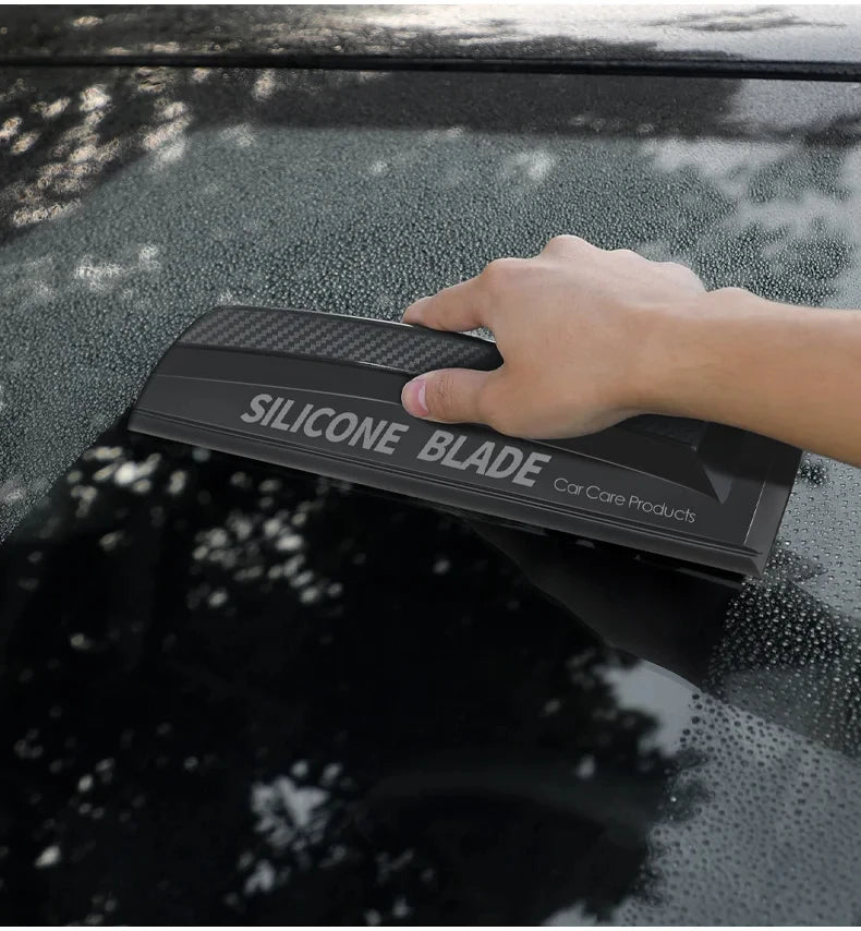 Car Squeegee Tool - Non-Scratch Silicone Window Wiper Blade