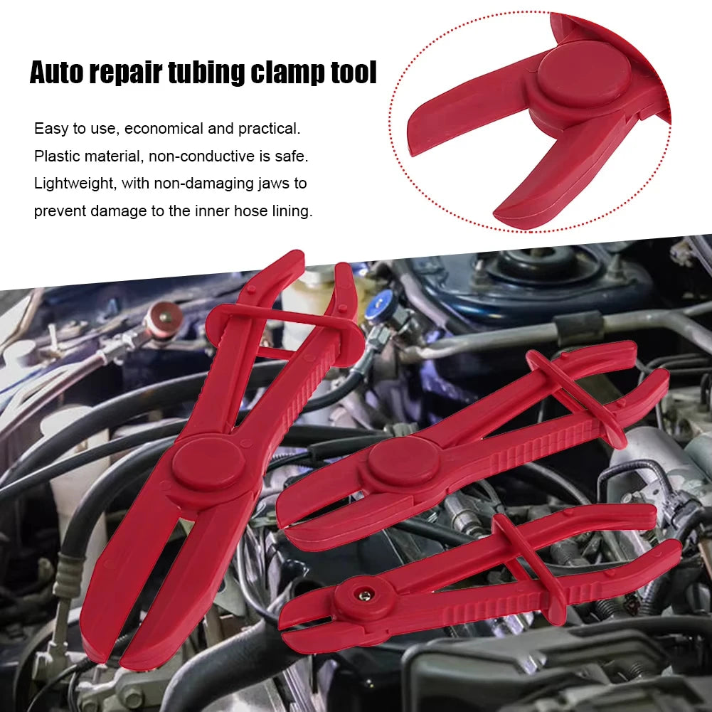 3-Piece Hose Clamp Pliers Set - Brake Fuel Water Line Removal Tool