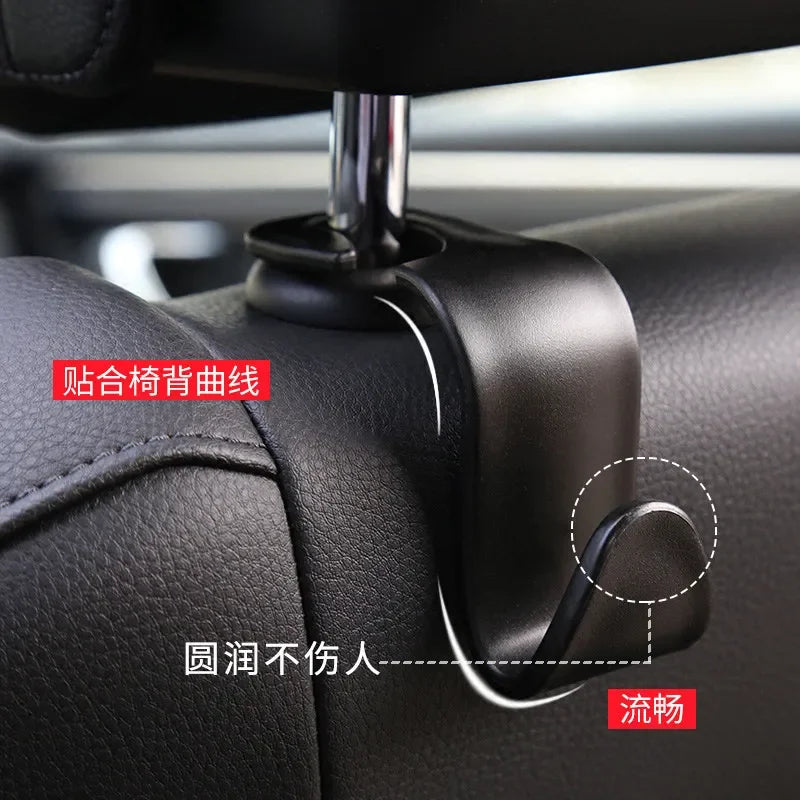 Universal Car Headrest Hook - Storage Organizer for Handbags & Purses
