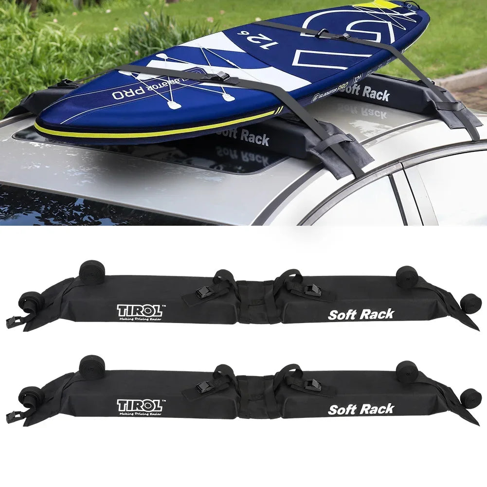 Foldable Roof Luggage Rack - Universal Soft Rack for Outdoor Camping