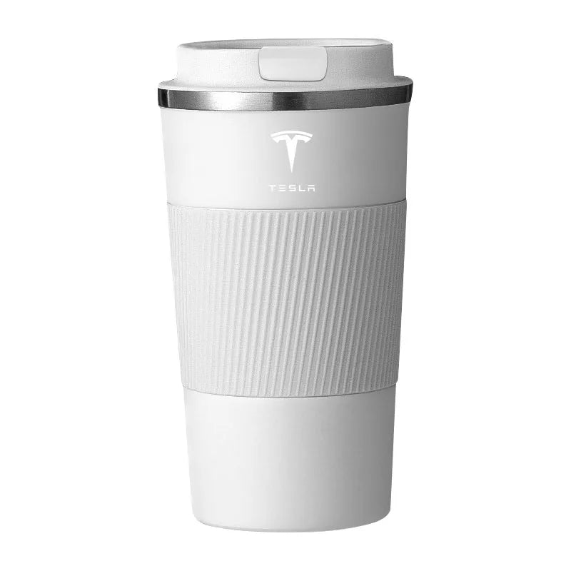 Tesla Stainless Steel Thermal Mug - Coffee Cup for Model 3/S/X/Y Cybertruck