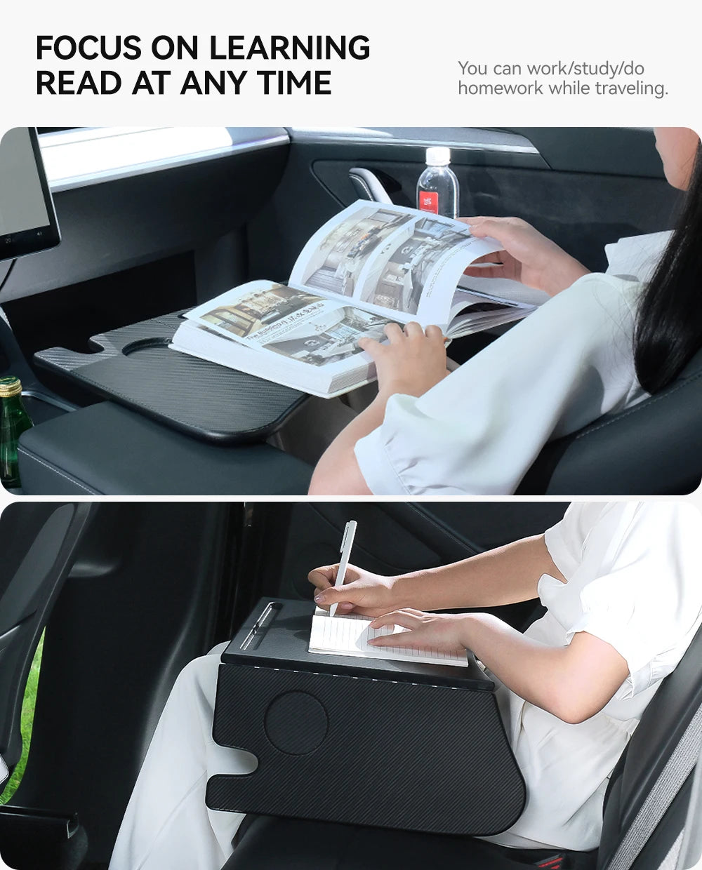 Tesla Steering Wheel Laptop Tray - Portable Office Desk for Model S/3/X/Y Highland Juniper
