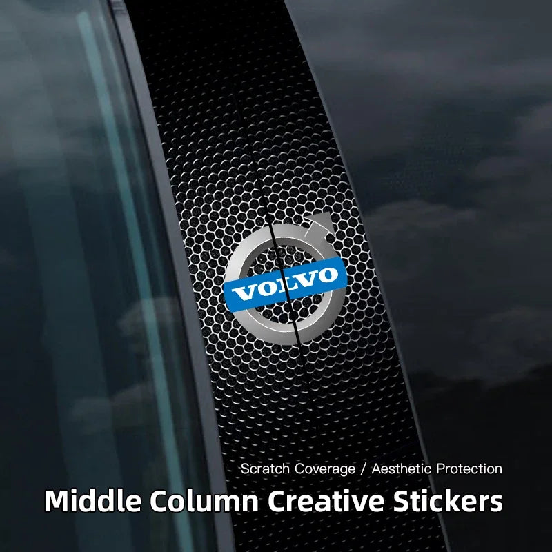 Volvo B-Pillar Stickers - Car Center Column Sunscreen Cover Protection