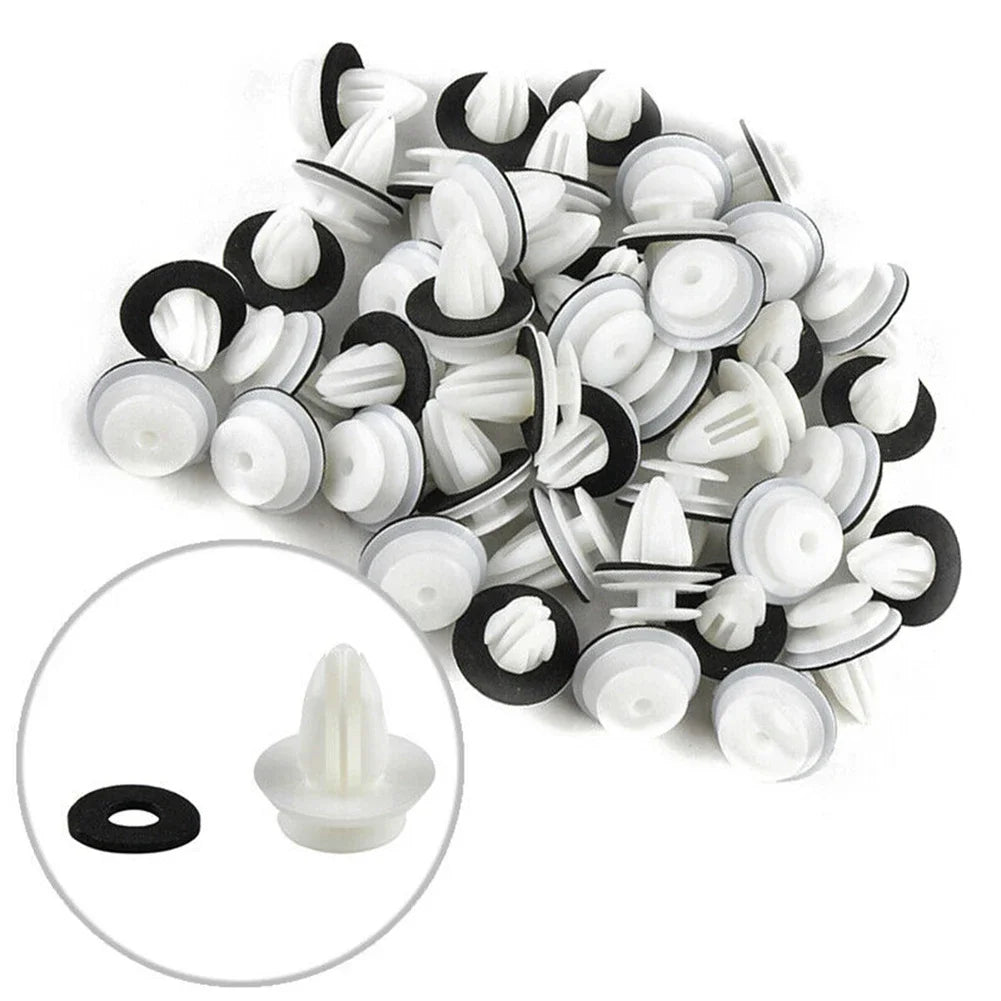 BMW Door Panel Clips 50PCS - Fastener Rivets with Seal Ring for E34 E36 E38 E39 E46