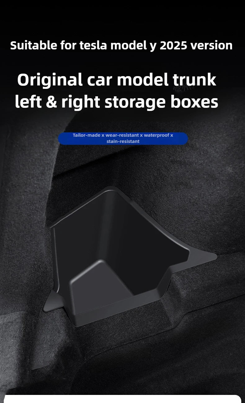 Tesla Model Y Juniper 2025 Trunk Organizer - Premium TPE Storage Solution
