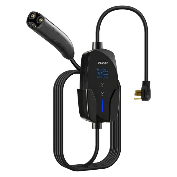 Level 2 EV Charger 32 Amp NEMA 14-50 — 240V, 25 ft Cable, for Tesla Model 3/Y/S/X/Cybertruck