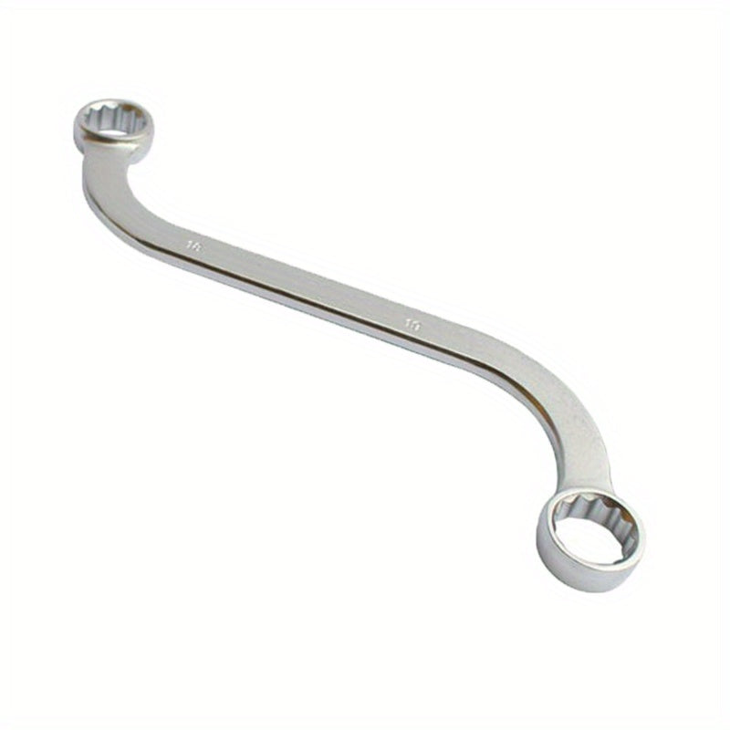 5-Piece S-Type Box End Wrench Set - 10-19mm Double-Headed Spanner Kit 18x19 mm