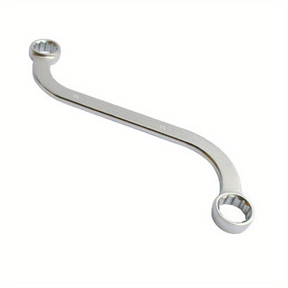 5-Piece S-Type Box End Wrench Set - 10-19mm Double-Headed Spanner Kit 18x19 mm