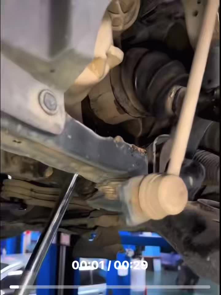 Bull Horn Half Shaft Disassembly Tool - 3/8 Drive Axle Removal Pry Bar