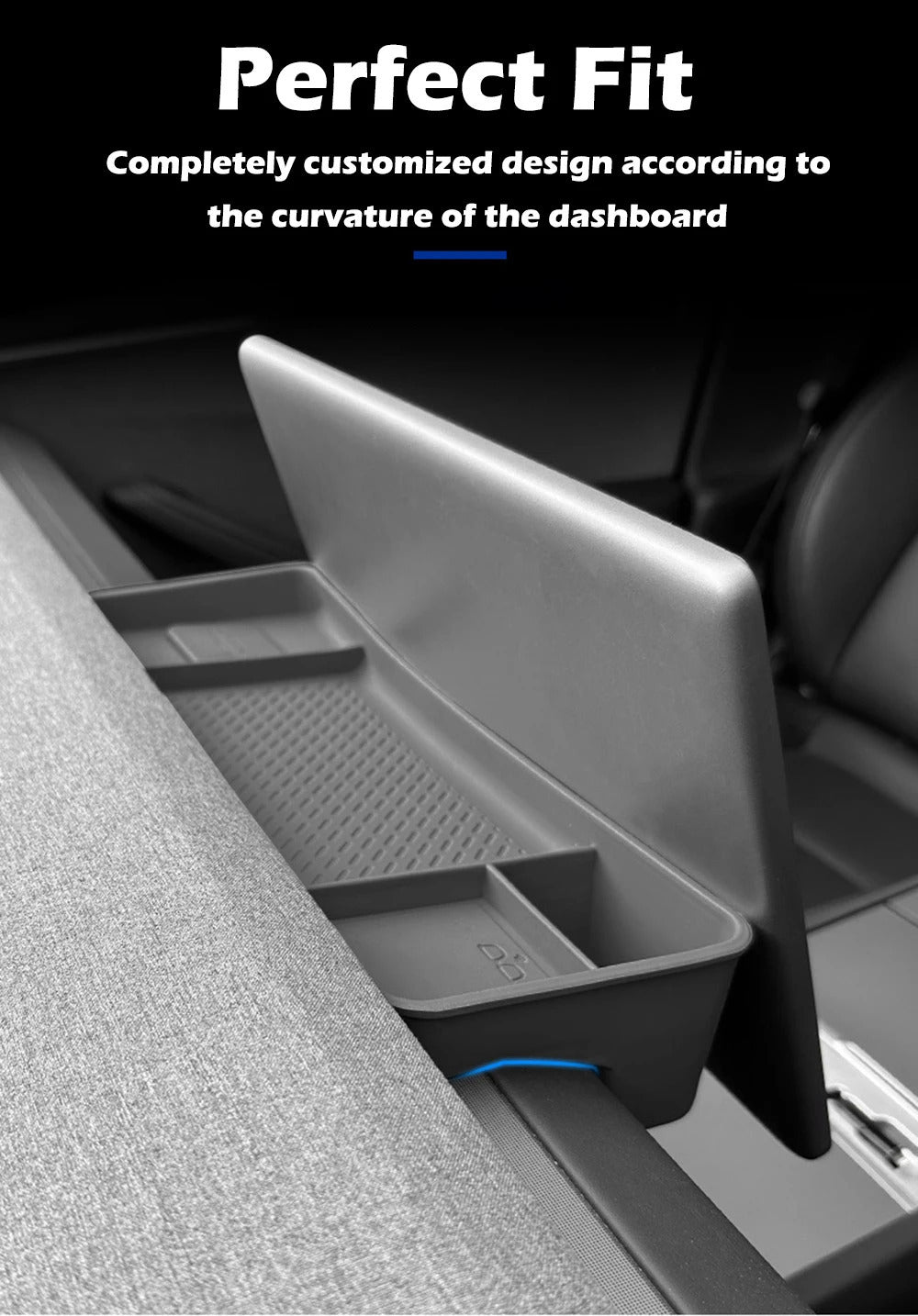 Tesla Model 3 Highland & Model Y Juniper Dashboard Storage Tray - Premium Silicone