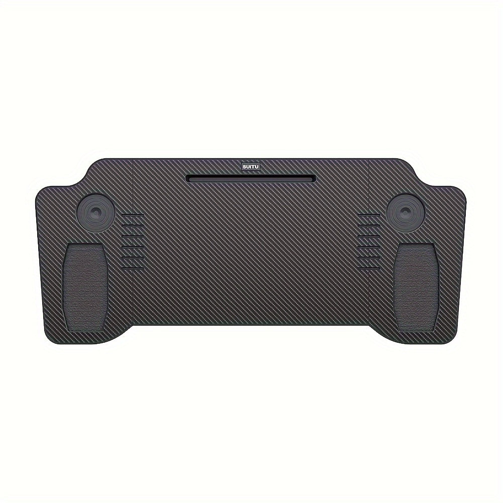 Tesla Model 3/Y Folding Travel Table - ABS Resin Seat Organizer with Laptop Tray Black