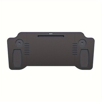 Tesla Model 3/Y Folding Travel Table - ABS Resin Seat Organizer with Laptop Tray Black