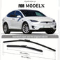Tesla Model S/3/X/Y OEM Quality Wiper Blades - 28" + 18" Set with Water Jet Model X