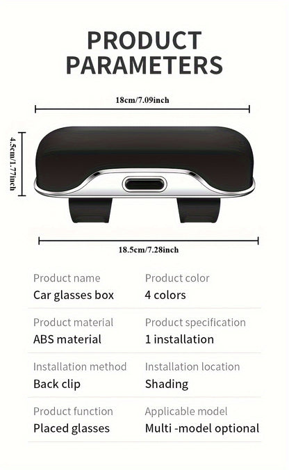 German Car Sun Visor Glasses Case - BMW Audi Mercedes